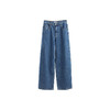 绽放752朵/常青树牛仔裤·宽松帅气复古深蓝直筒牛仔休闲长裤百搭 商品缩略图4