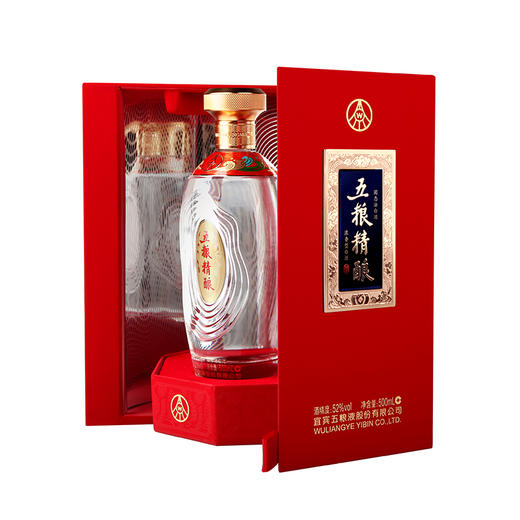 五粮液 五粮精酿·龙兴凤举 52度 浓香型 高度纯粮白酒喜酒 500ml 商品图2