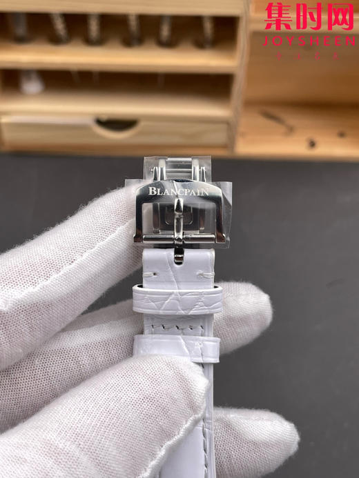 TWT宝珀月亮美人天然贝母盘女表（钻圈太阳纹雕刻面）女士机械腕表 女装3663全历月相腕表 表径35mm 商品图7