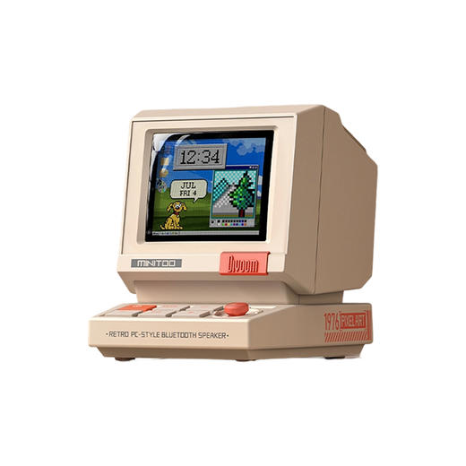 Divoom 小电脑音箱 蓝牙音响小型音箱电脑桌面礼物复古摆件2025新款智能 商品图0