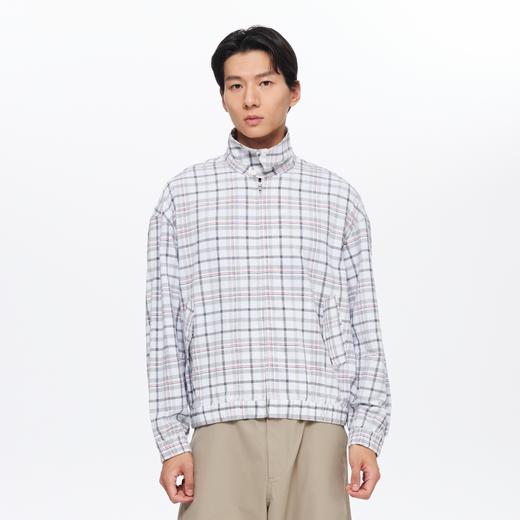 oneup格子拉链夹克（男女同款） 商品图0