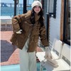 2025年新款冬季外套 女短款收腰百搭 短款白鸭绒连帽羽绒服 HY-11 商品缩略图4