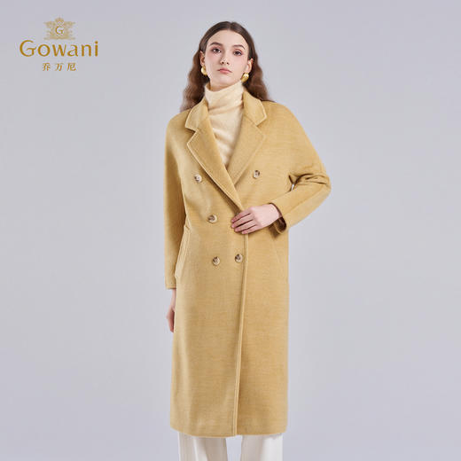 【100%绵羊毛】乔万尼新款秋冬韩系大衣中长款毛呢外套EF4A229 商品图2