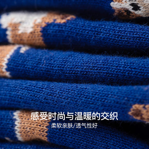 CORGI 英国进口 男款柯基狗狗印花中筒袜 商品图3