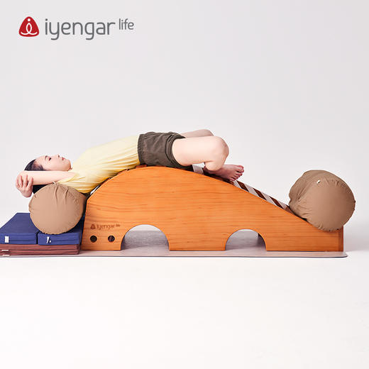 艾扬格 Life A1064瑜伽桥/小鲸鱼/倒手杖式长凳/背部舒展器/瑜伽辅具 商品图6