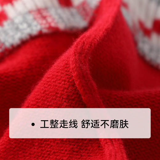 【英氏】【100%绵羊毛】女童冬款保暖羊毛衫毛衣拜年服 商品图9