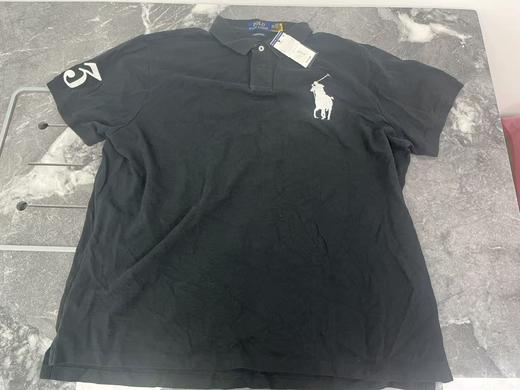 瑕疵polo ralph lauren男士夏款经典翻领3号刺绣大马标短袖POLO衫 商品图0