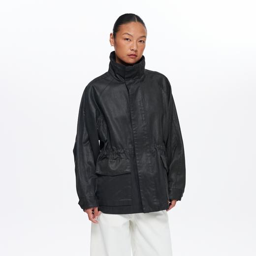 oneup洗水皮感立领拉链外套（男女同款） 商品图3