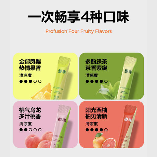 参半益生菌便携漱口水 盒装20条 商品图3