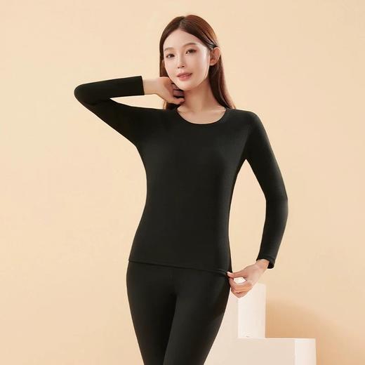 老爷车-男女款锁温羊毛+桑蚕丝保暖内衣套装 高弹零压力/温暖无负重/活动更自如 重点部位升温贴片更暖心 商品图6