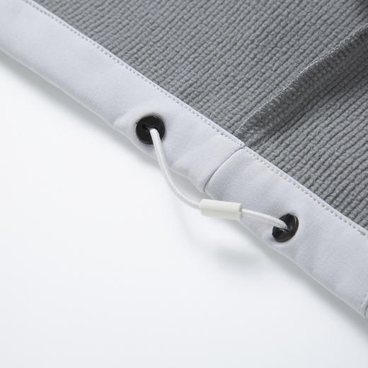 圣得西情侣款修身连帽夹克2025秋冬季新款华夫格暖绒内里加绒外套 商品图12