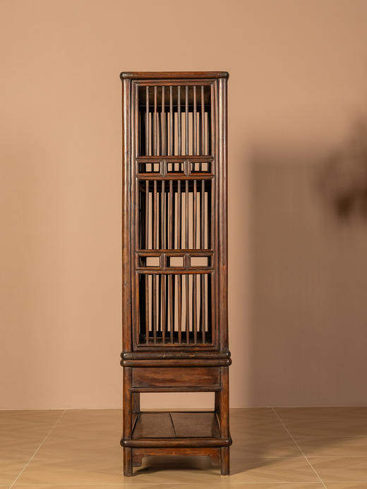 清早期	黄花梨透棂带座书格 商品图4