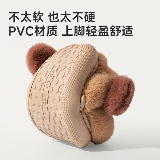 【猪爸爸秋冬亲子款儿童棉拖鞋合集】防滑颗粒鞋底 内里加厚舒棉绒 柔软不掉毛 锁温保暖不怕冻【双11家居生活福利专场】 商品图5