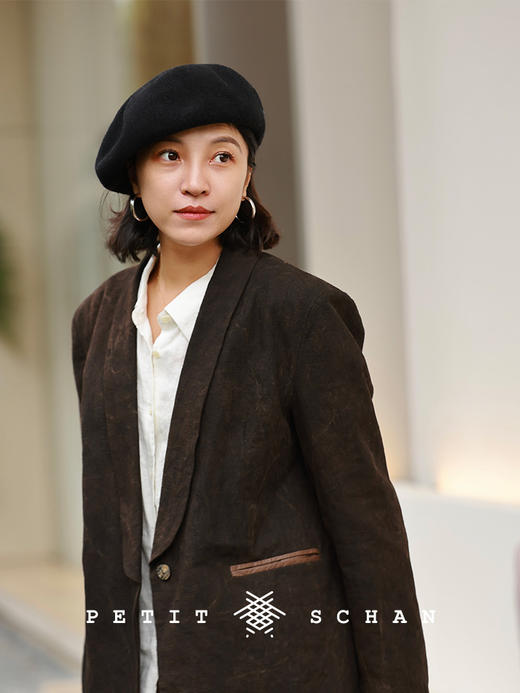 【经典款】PETIT SCHAN小闪 #022 Big Mushroom 大蘑菇 日本超柔软纱线纯羊毛OVERSIZE大贝雷帽 商品图1