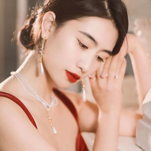 Victoria维多利亚系列｜百灵鸟铃兰花项链 商品图6