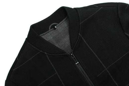 Marco Azzali 黑色针织夹克 JJ55553B2 商品图3