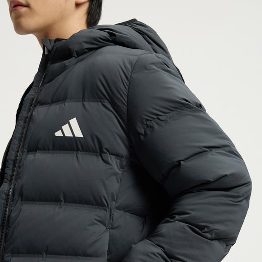 Adidas阿迪达斯HELIONIC STRETCH HOODED DOWN JACKET男子 防风保暖连帽羽绒服KH3993 商品图3