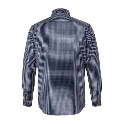 Marco Azzali 蓝色格子羽绒长袖衬衫 CC55699A1 商品图1