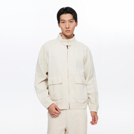 oneup亚麻立领插肩外套（男女同款） 商品图0