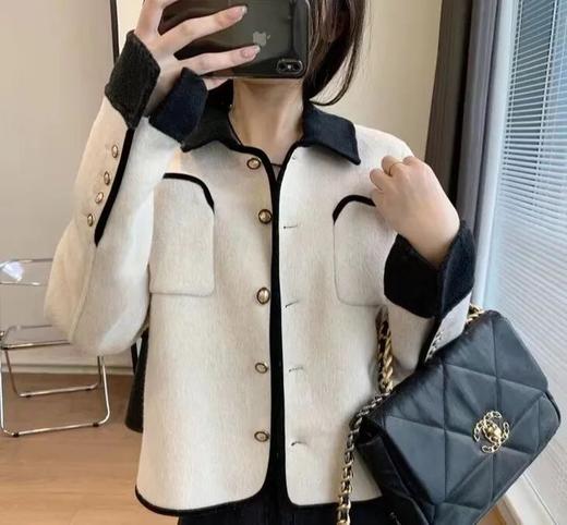 小香风双面羊毛外套，纯羊毛面料，双面呢子，挺阔有型 商品图10