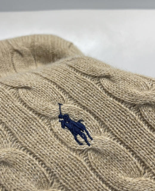 正品一批拉夫伦男士羊绒绞花针织毛衣103102 商品图6