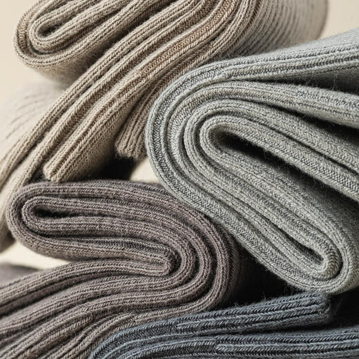 4双装！秋冬素色中筒棉袜男袜 黑灰咖色系沉稳百搭 商品图3