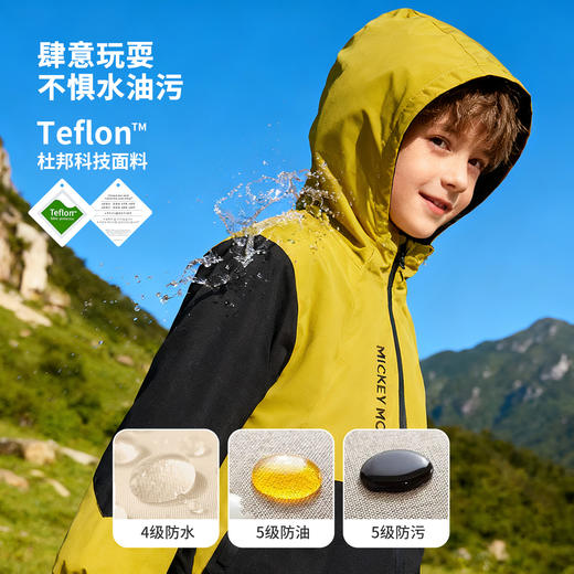 迪士尼冬季新品前开带帽夹棉外套 商品图2