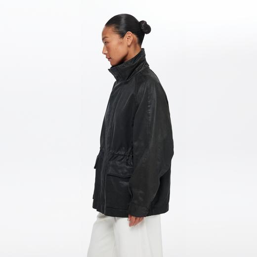 oneup洗水皮感立领拉链外套（男女同款） 商品图5