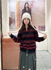 【高品质私服】【复古撞色条纹针织开衫】甄选100%羊毛，触感细腻且带有一定的厚度，具有良好的弹性和透气性【无标出货 介意慎拍】WD 商品缩略图0