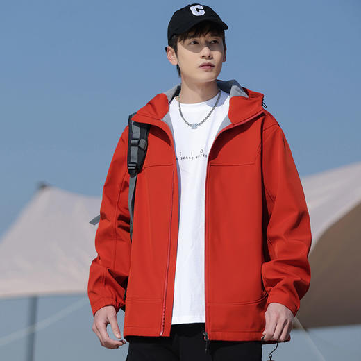 【Schenvega--软壳机能夹克】防水防风、防油防污、抗寒保暖、防刮轻便、不挑年龄、不挑场合、男女同款、单穿/内搭都可！ 商品图10