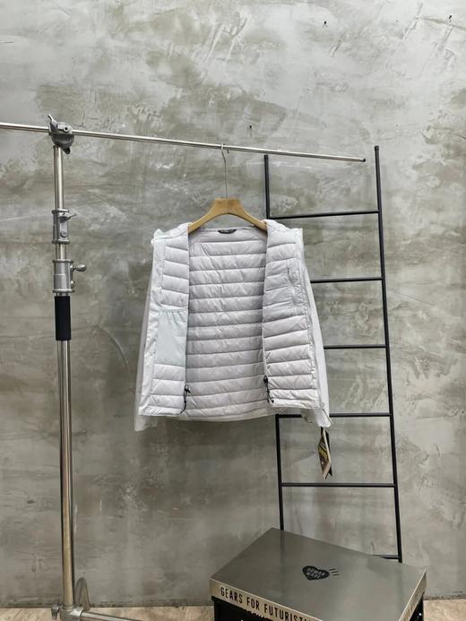 袅家750蓬鹅绒logo纯色防风防水保暖羽绒服外套 商品图6