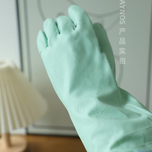 【MAYNOS加长款加绒家务手套】升级款品质，加绒加厚加长，优质PVC材料，安全无异味，贴心细节设计，耐磨防滑防水防油，某宝1双29元，今日29.9到手3双！经久耐用，使用寿命超长！ 商品图3
