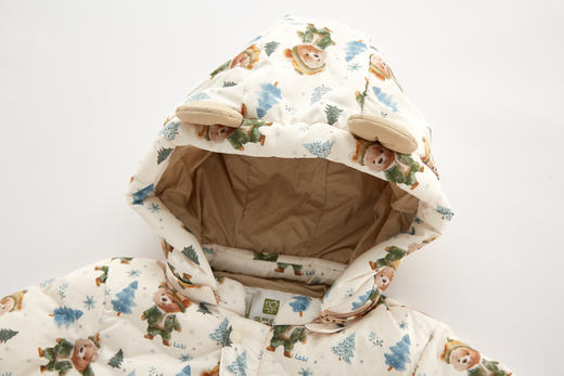 拉比i5童衣类-4轻薄羽绒可脱帽连体衣LYDC103510 商品图3