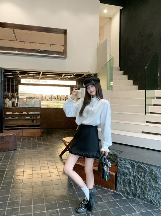 【129元任选2件】现货！下摆花边短裙 商品图6