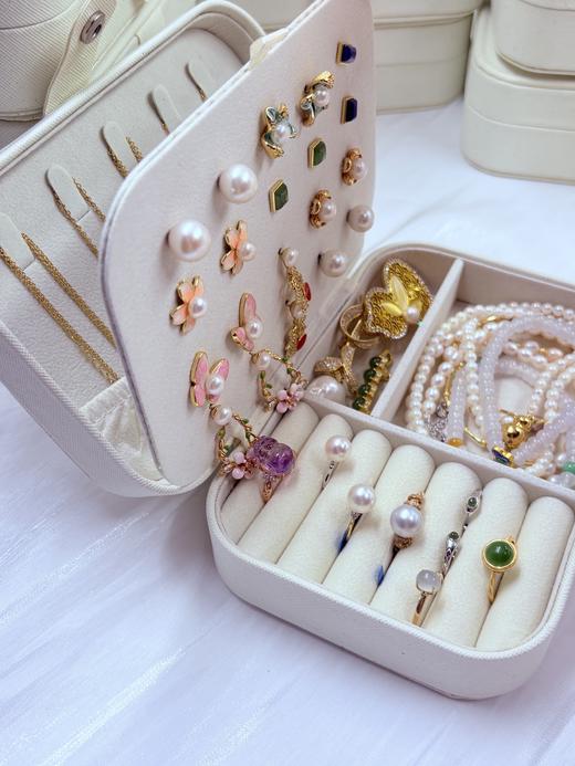 【直播大场福利】精美首饰盒 手绣 盘金盘银 绣花 收纳盒 超值福利 少量库存 商品图6