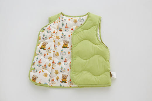 拉比i5童衣类-4轻薄羽绒双面穿马夹LYDC1023 商品图4