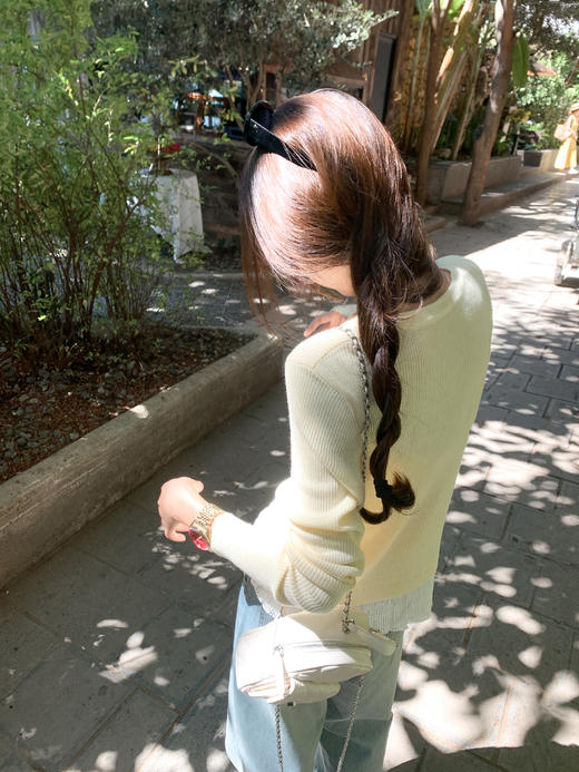 <曾小咸推荐>现货秒杀！微信超特价！下摆蕾丝花边针织开衫 日常159.99 立减70 秒杀89.99！ 商品图8