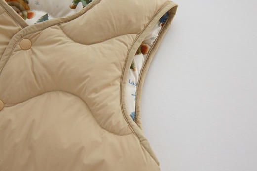 拉比i5童衣类-4轻薄羽绒双面穿马夹LYDC1023 商品图8