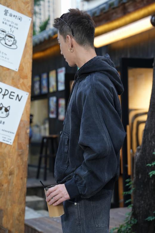 W536961172个性做旧梭织卫衣 商品图2