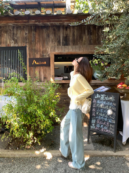 <曾小咸推荐>现货秒杀！微信超特价！下摆蕾丝花边针织开衫 日常159.99 立减70 秒杀89.99！ 商品图9
