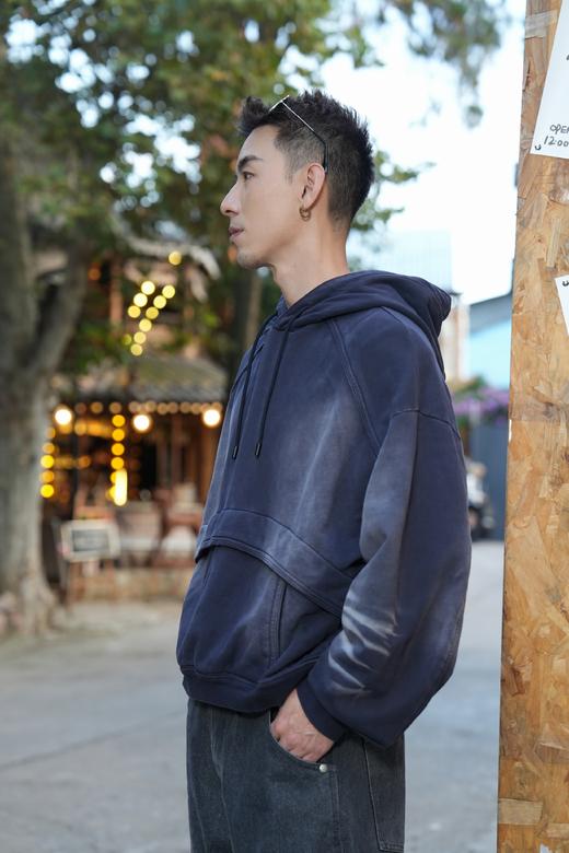 W536965123水洗做旧帽衫卫衣 商品图3