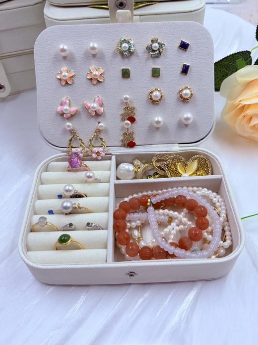 【直播大场福利】精美首饰盒 手绣 盘金盘银 绣花 收纳盒 超值福利 少量库存 商品图3