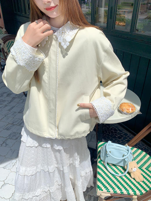 <曾小咸推荐>现货秒杀！微信超特价！外套小众设计感夹克上衣 日常299.99 立减160 秒杀139.99！ 商品图8