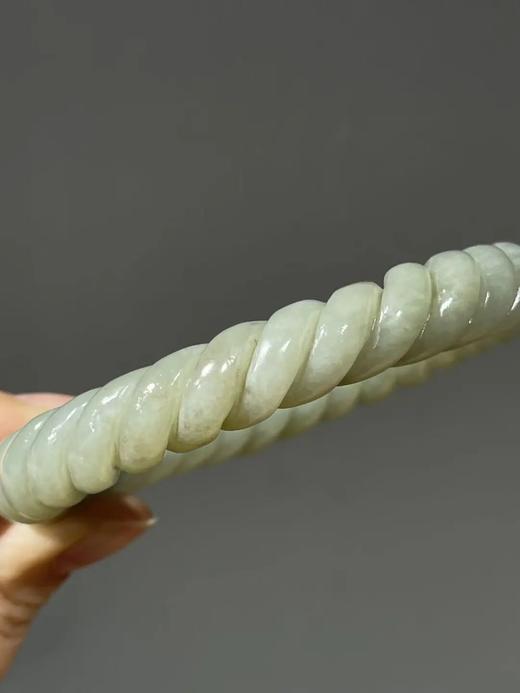 和田白玉绞绳纹手镯，顺丰包邮 商品图13