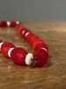 鲜红玛瑙菱格面橄榄珠项链与耳坠套组，顺丰包邮 商品缩略图7
