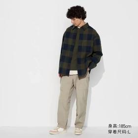 U家男装弹力休闲保暖长裤户外机能阔感裤工装裤防泼水加厚款