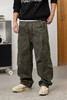 徐太浪【立体裁剪 褶皱感】军绿色休闲裤男秋冬宽松直筒裤子长裤 商品缩略图4