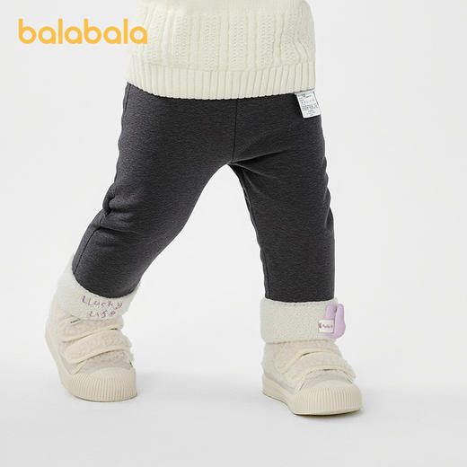 巴拉巴拉宝宝打底裤拼色假两件女童装秋冬2025新裤子 商品图1