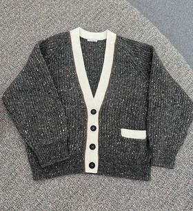 女款短款针织毛衣开衫hu006