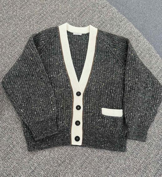 女款短款针织毛衣开衫hu006 商品图0